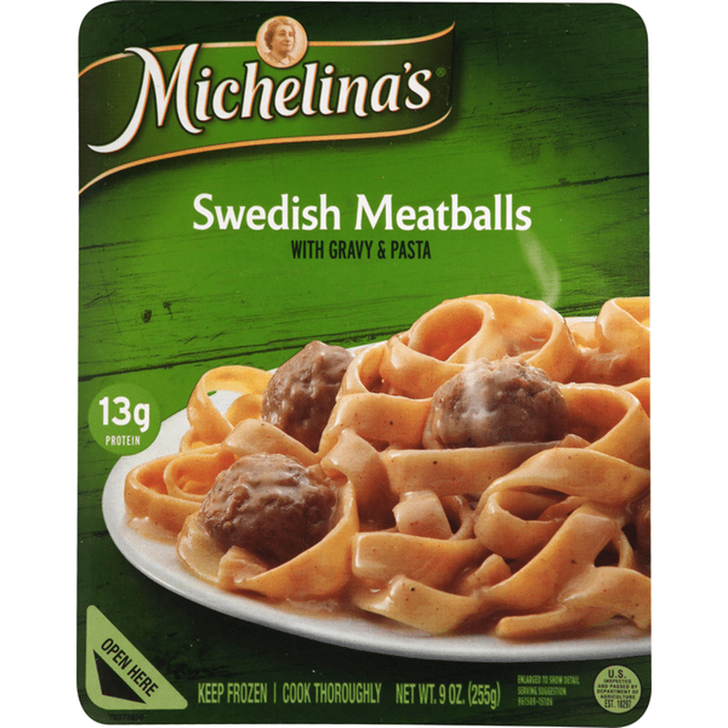 Michelinas Swedish Meatballs With Gravy And Pasta 9 Oz Instacart