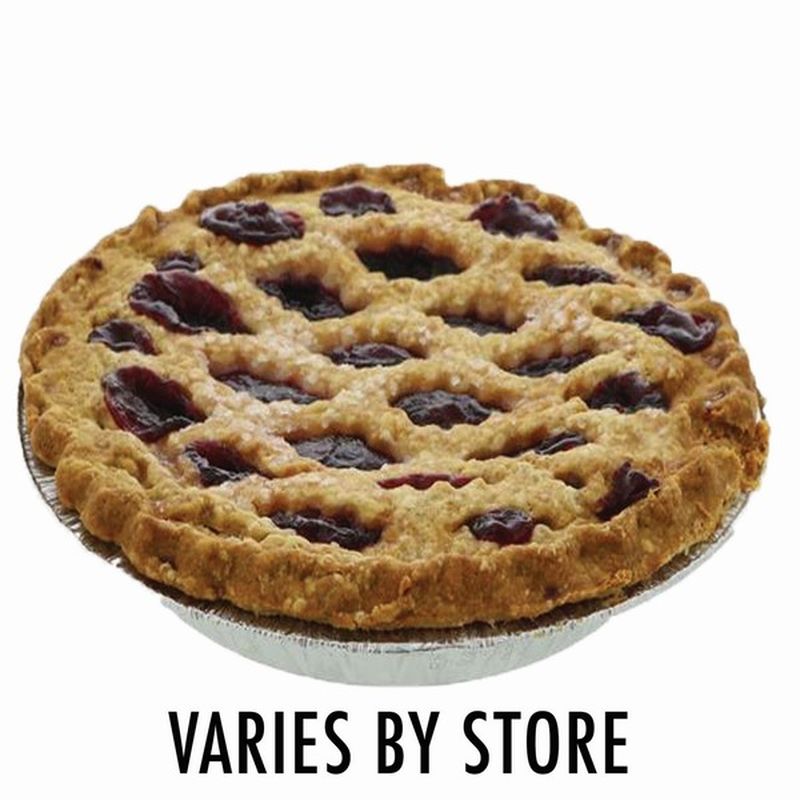 8 Lattice Blueberry Pie