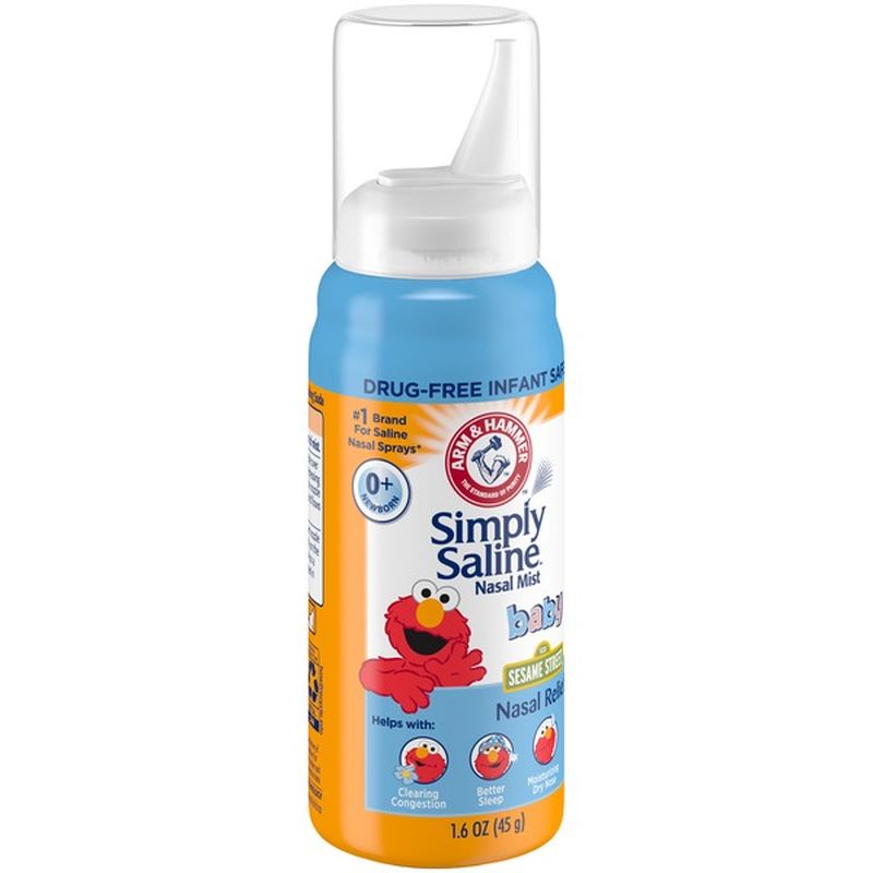 nasal aspirator and saline nasal spray