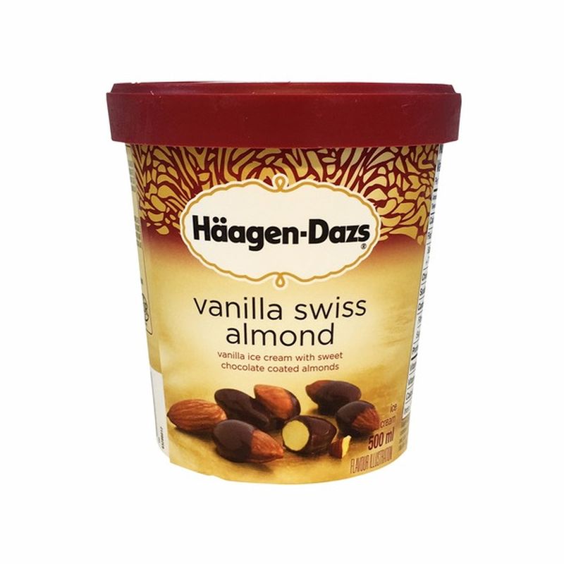 Haagen-Dazs Vanilla Swiss Almond Ice Cream
