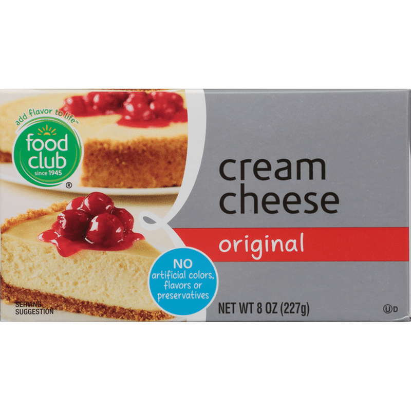 Food Club Original Cream Cheese (8 oz) Instacart