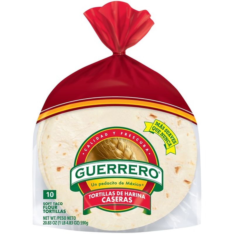 Guerrero Soft Taco Flour Tortillas (10 ct) from Fred Meyer - Instacart