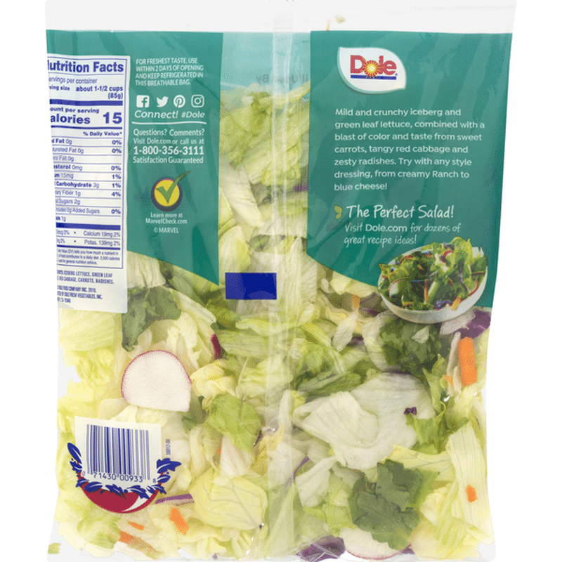 Dole Salad Blend, American, Marvel (12 oz bag) from Gitto Farmers
