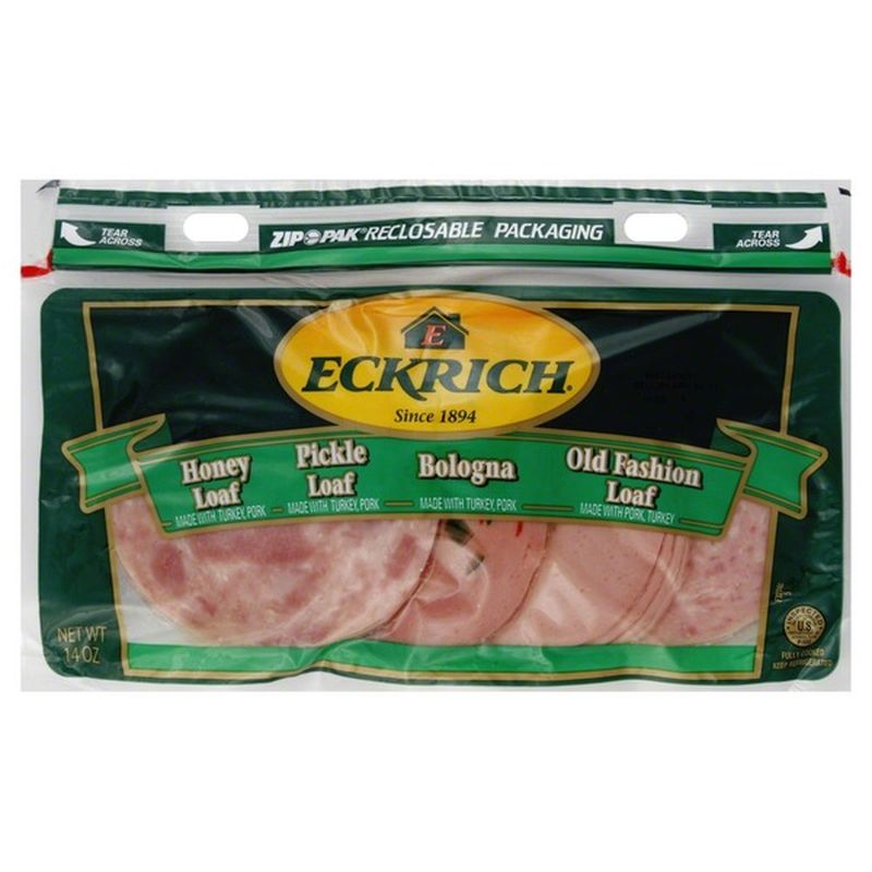 Eckrich Variety Pack, Honey Loaf, Pickle Loaf, Bologna, Old Fashion Loaf (14 oz) Instacart