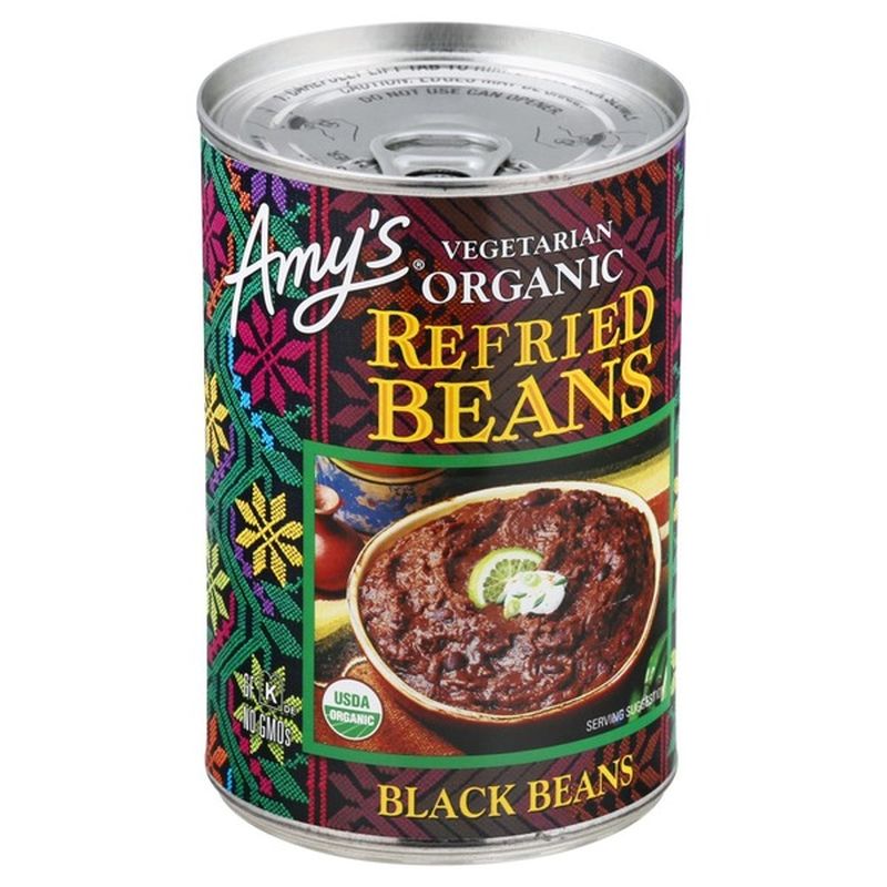 Amy's Kitchen Traditional Vegetarian Refried Black Beans, Gluten free