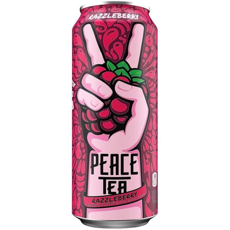 Peace Tea Razzleberry Sweet Iced Tea Drink (23 oz) Instacart