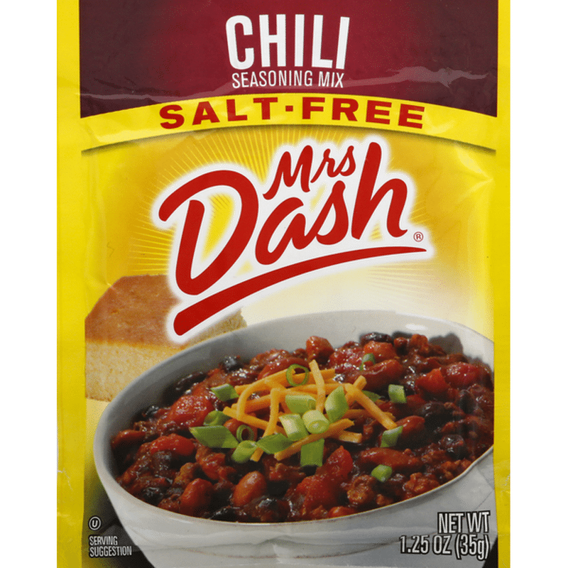 Dash Salt Free Chili Seasoning Mix 1 25 Oz Instacart