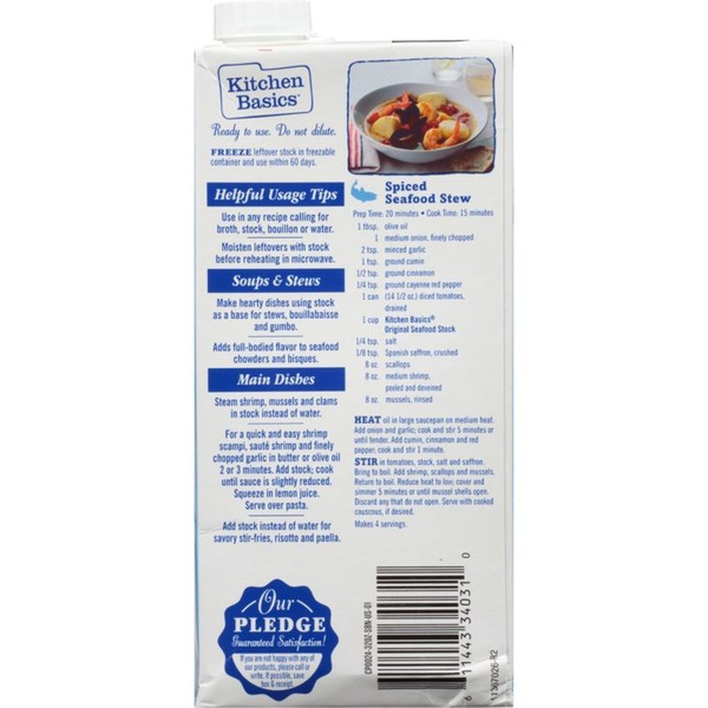 Kitchen Basics® Original Seafood Stock (32 fl oz) - Instacart