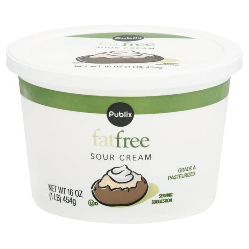 Publix Fat Free Sour Cream