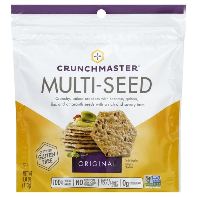 Crunchmaster Crackers, MultiSeed, Original (4 oz) from Safeway Instacart