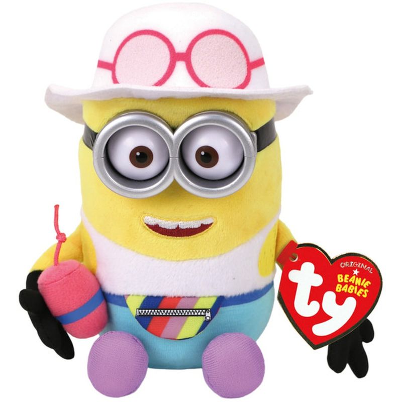 Ty 6" 2017 Beanie Babies Illumination Despicable Me 3 Jerry the Minion Plush Toy