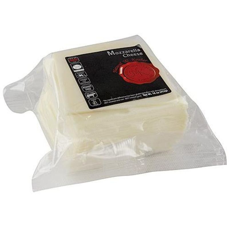 Natural&Kosher Mozzarella Cheese Chunks (1 lb) Instacart