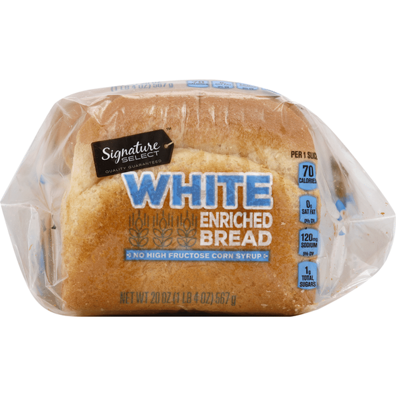Signature Select Bread, White, Enriched (20 oz) Instacart