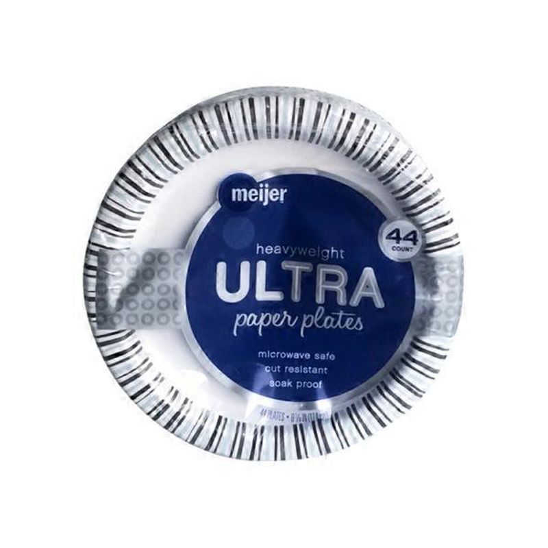 Meijer Ultra 6.875" Paper Plates (44 ct) Instacart