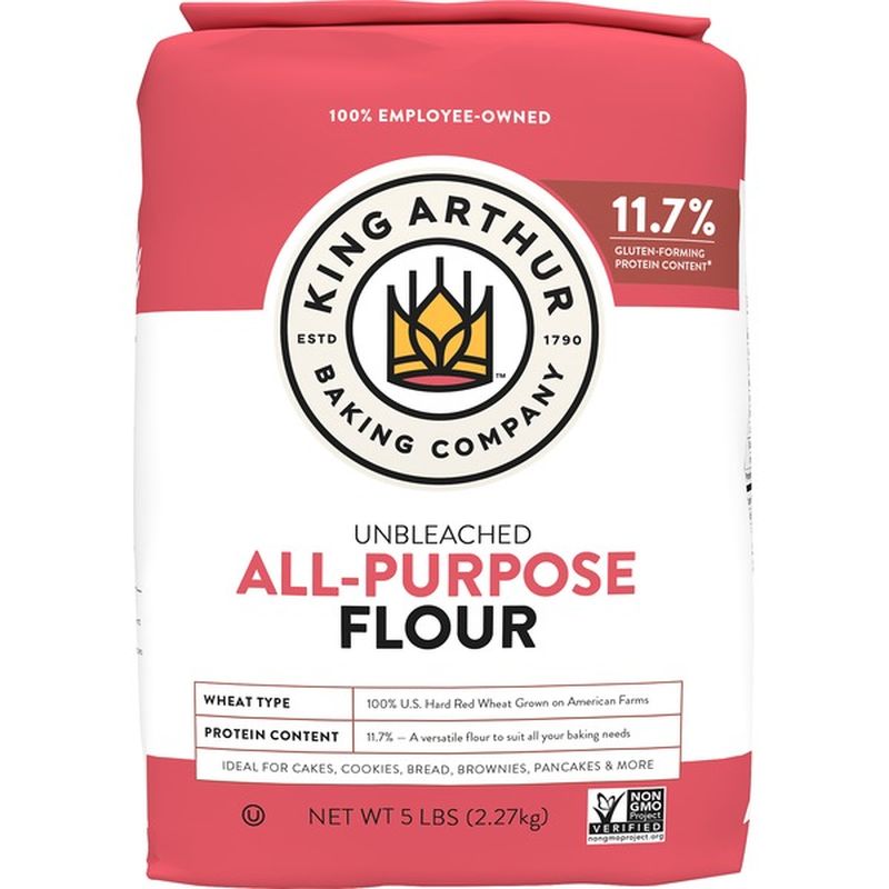 King Arthur Flour Unbleached Flour All-Purpose (5 Lb) - Instacart