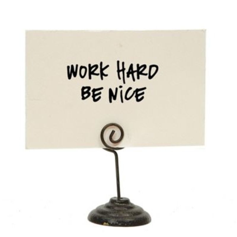 Creative Co-op 3-1/4" Cast Iron Photo Memo Holder