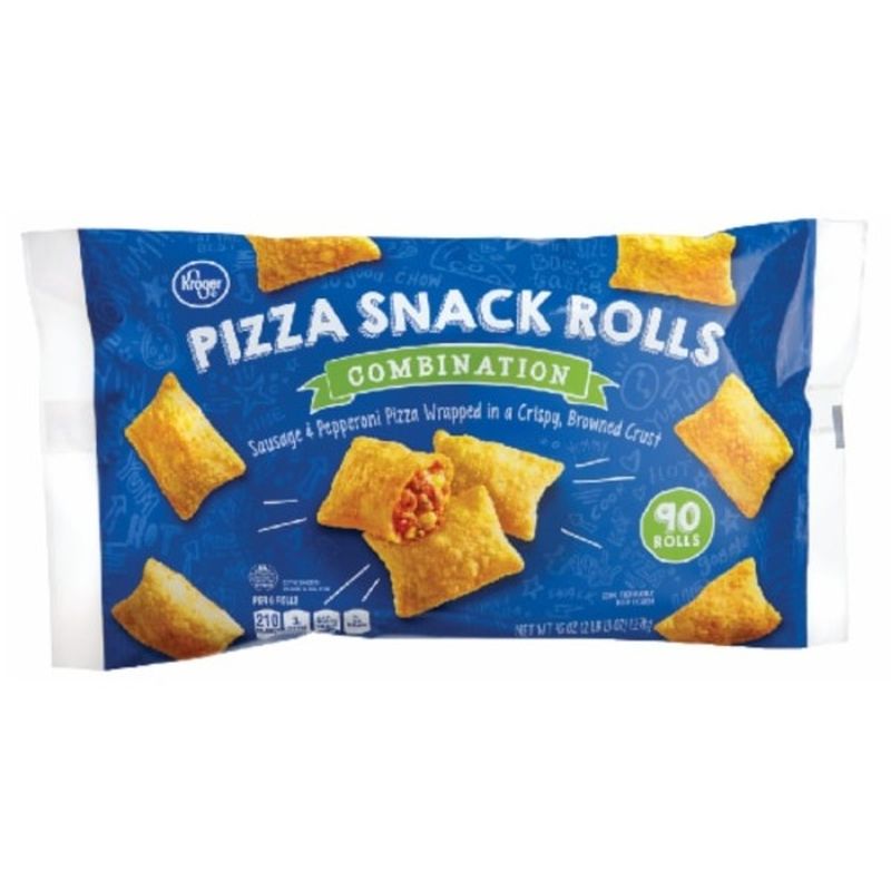 Kroger Pizza Snack Rolls, Combination, Sausage & Pepperoni (90 each