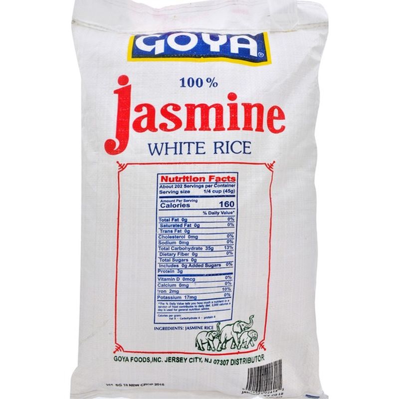 Goya Thai Jasmine Rice (20 lb) from Tony's Fresh Market Instacart