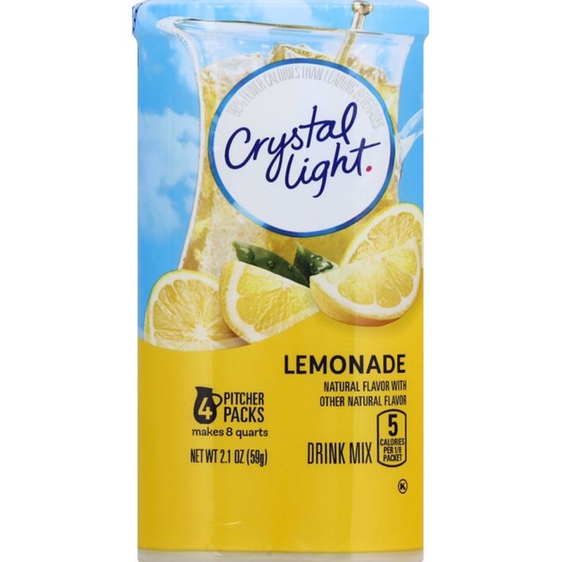 Crystal Light Lemonade Powdered Drink Mix (2.1 oz) from ShopRite ...