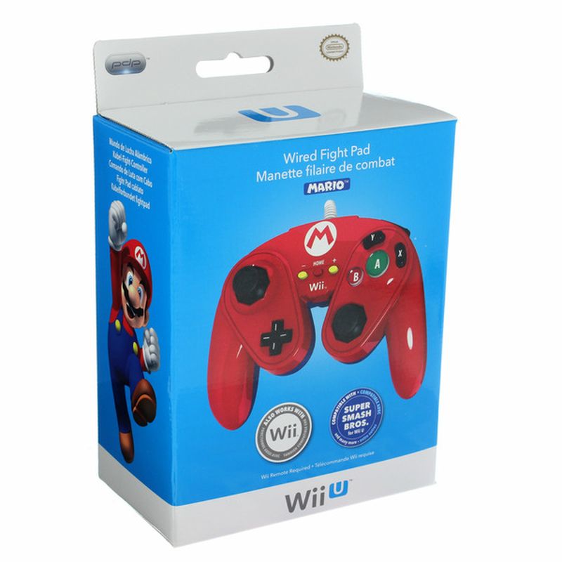 Pdp Super Smash Brothers Controller Mario For Wii U