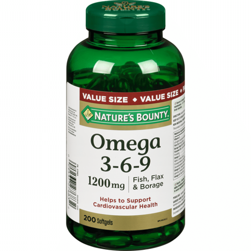 Omega 369 1200 Mg Softgels (200 ct) Instacart