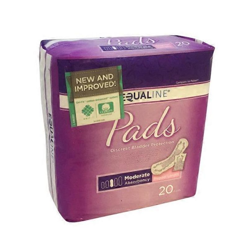 Equaline Moderate Absorbency Pads (20 ct) Instacart