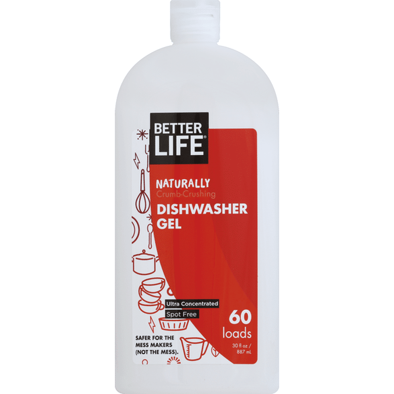 Better Life Dishwasher Gel, Natural, Automatic Magic, Ultra Concentrated (30 oz) Instacart
