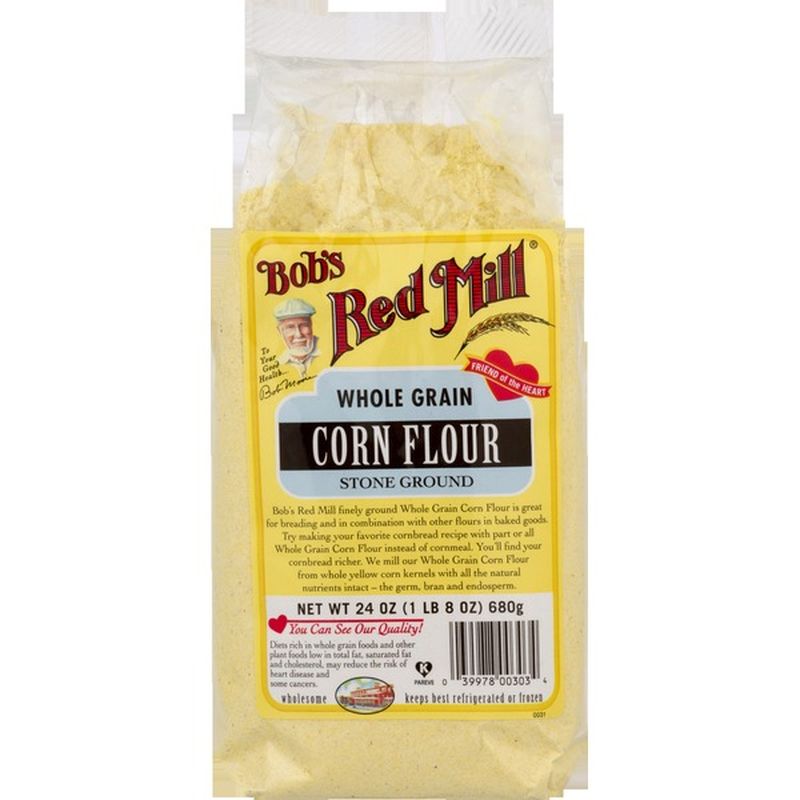 Bob's Red Mill Corn Flour, Stone Ground (24 oz) Instacart