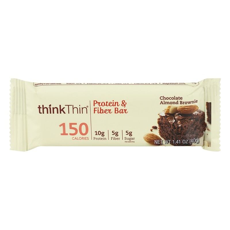 Think Thin Lean Protein & Fiber Bars Chocolate Almond Brownie 10 CT