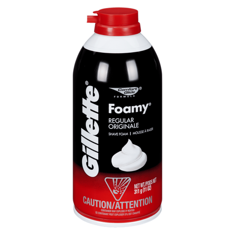Gillette Foamy Regular Shave Cream (11 fl oz) Instacart