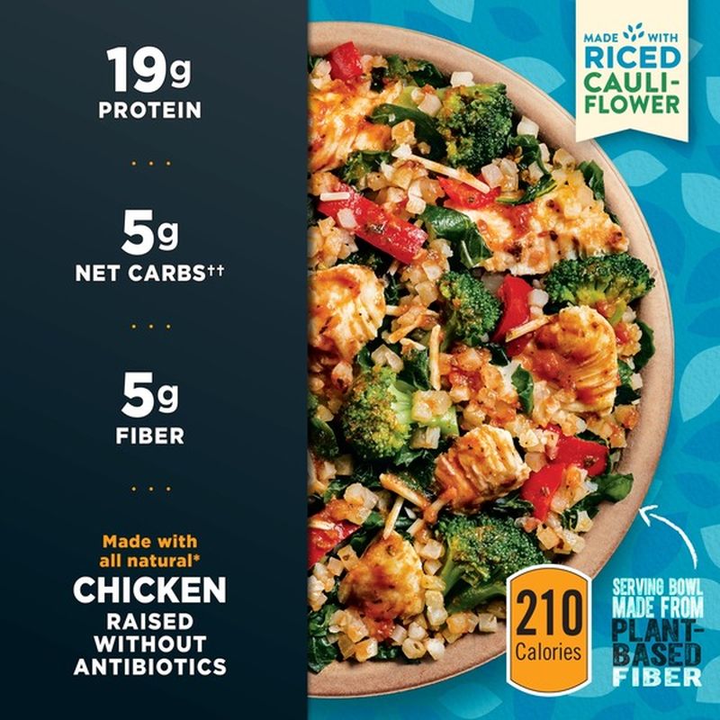 Healthy Choice Power Bowl GF Chicken Marinara With Riced ...