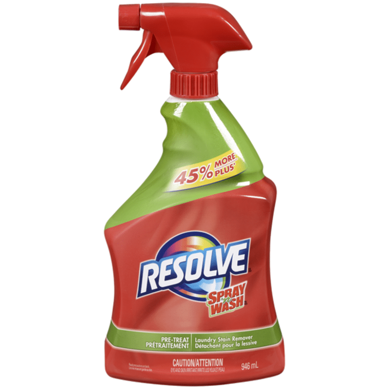 Resolve Spray & Wash Laundry Stain Remover (946 ml) - Instacart