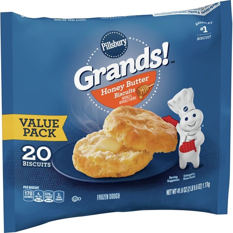 Pillsbury Grands! Honey Butter Biscuits Value (41.6 oz) from Price