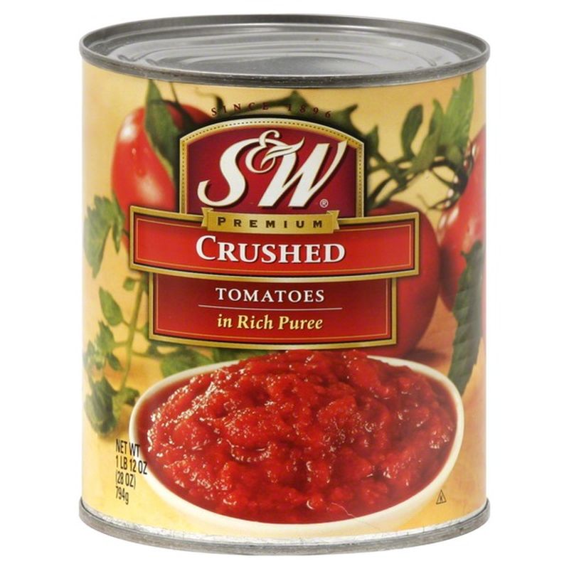S&W Crushed in Rich Puree Tomatoes (28 oz) Instacart