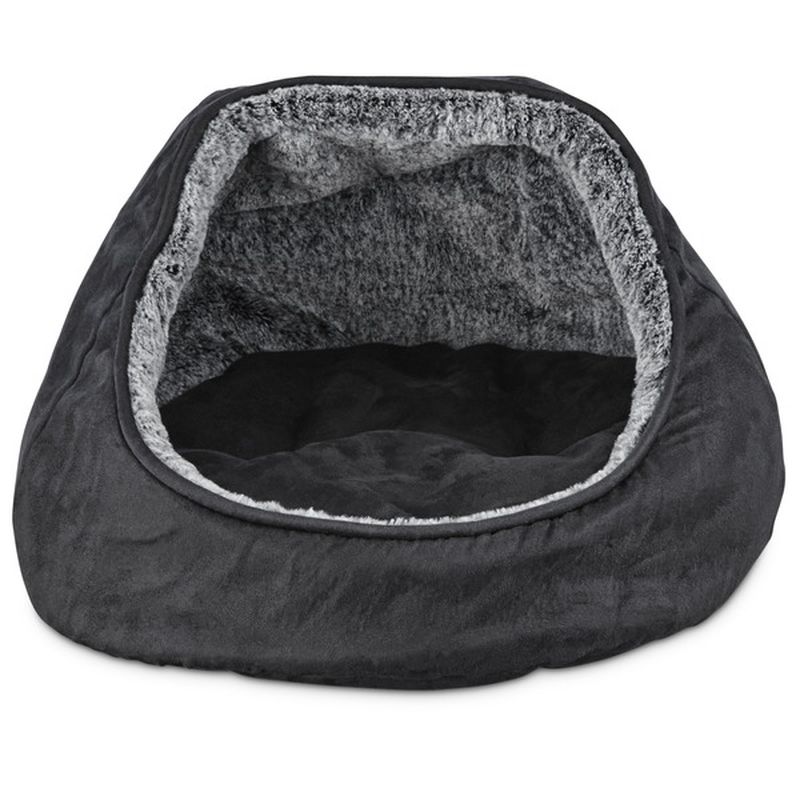 Harmony 17 X 16 Dark Gray Hooded Dome Cat Bed 1 65 Lb Instacart