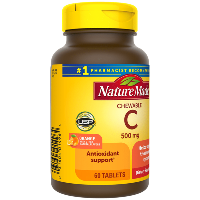 Nature Made Chewable Vitamin C 500 mg Tablets (60 ct) from Ralphs