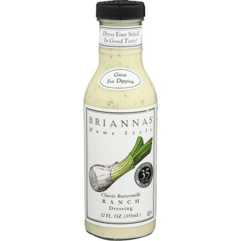 Briannas Dressing Dressing, Classic Buttermilk Ranch (12 oz) Instacart