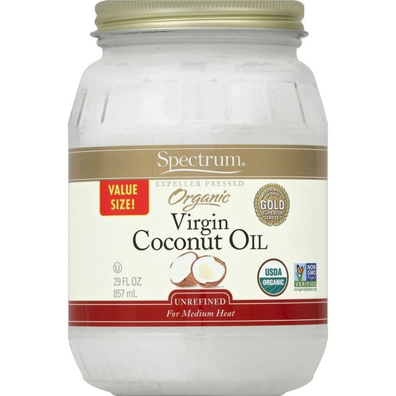 Spectrum Culinary Organic Virgin Coconut Oil (29 fl oz) from The Fresh ...