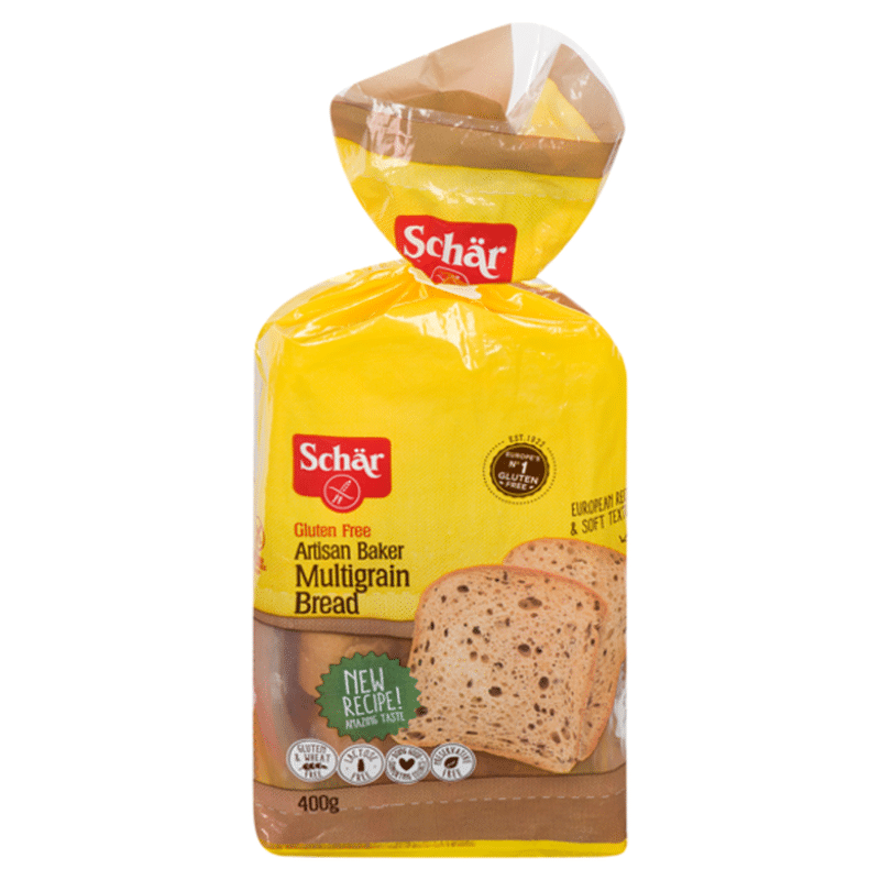 Dr. Schar Gluten Free Artisan Baker Multigrain Bread (each) - Instacart