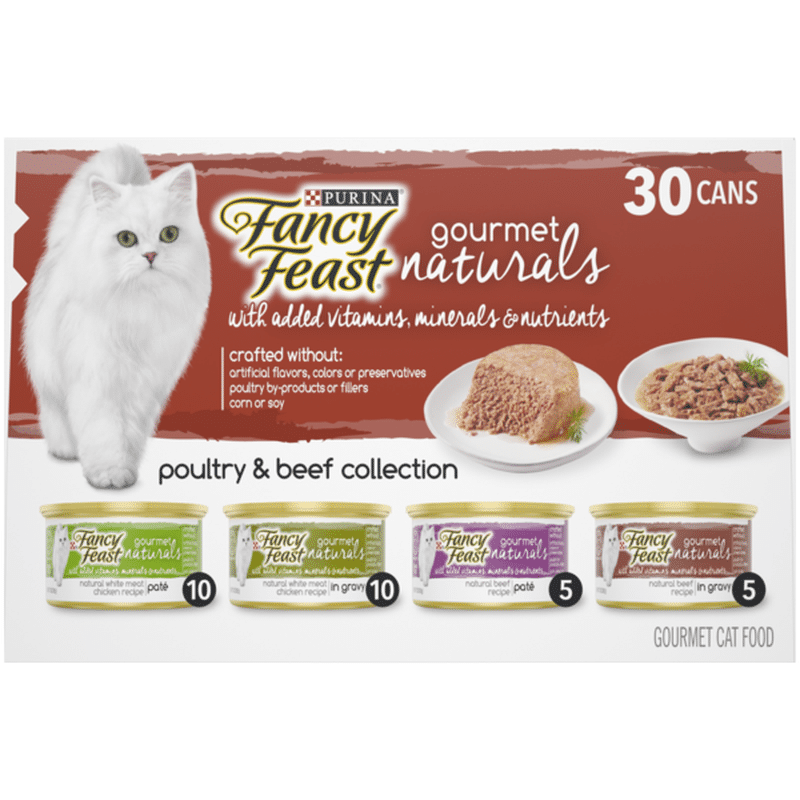 fancy feast gourmet naturals wet cat food