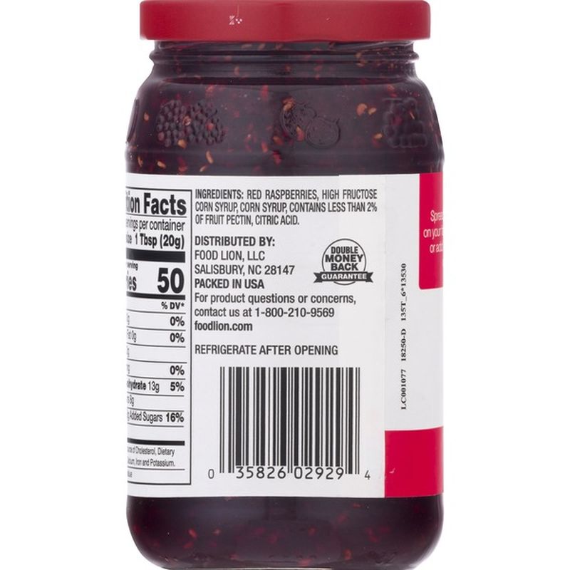 Food Lion Preserves, Red Raspberry (18 oz) from Food Lion Instacart