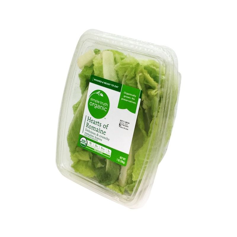 Simple Truth Organic Organic Hearts of Romaine Lettuce (7 oz) Delivery ...