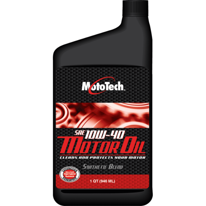 Moto Tech 10W-40 SAE Synthetic Blend Motor Oil