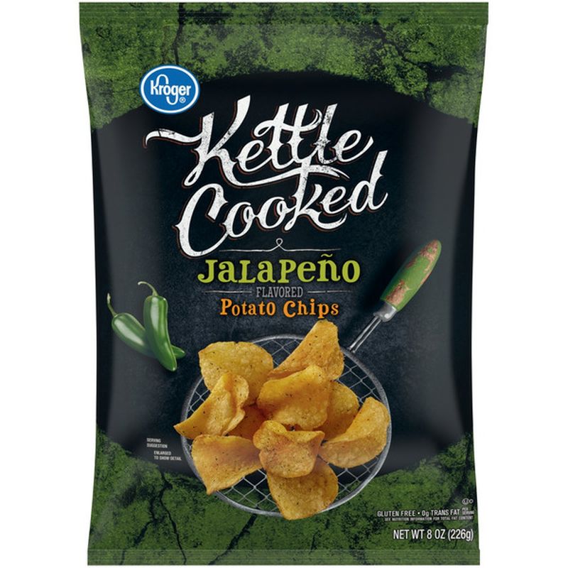 Kroger Kettle Cooked Jalapeno Potato Chips