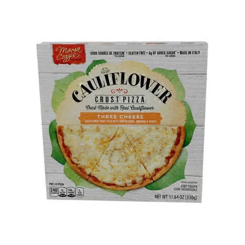 Mama Cozzi's PIZZA KITCHEN Three Cheese Cauliflower Crust Pizza With