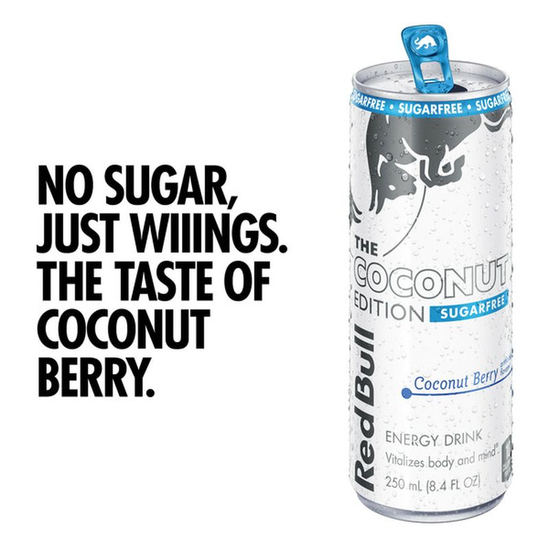 Red Bull Energy Drink, Sugar Free Coconut Berry (8.4 8.4) - Instacart