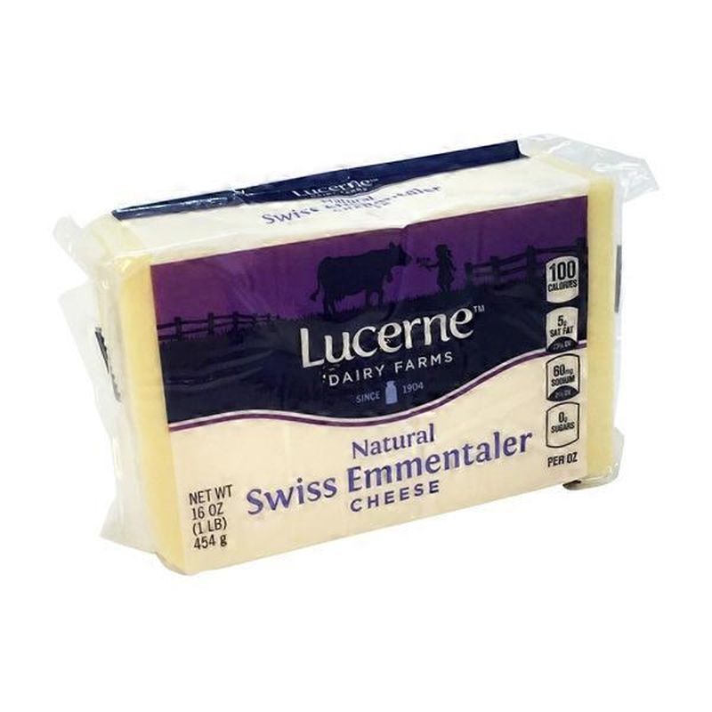 Lucerne Dairy Farms Swiss Cheese (16 oz) from Vons Instacart