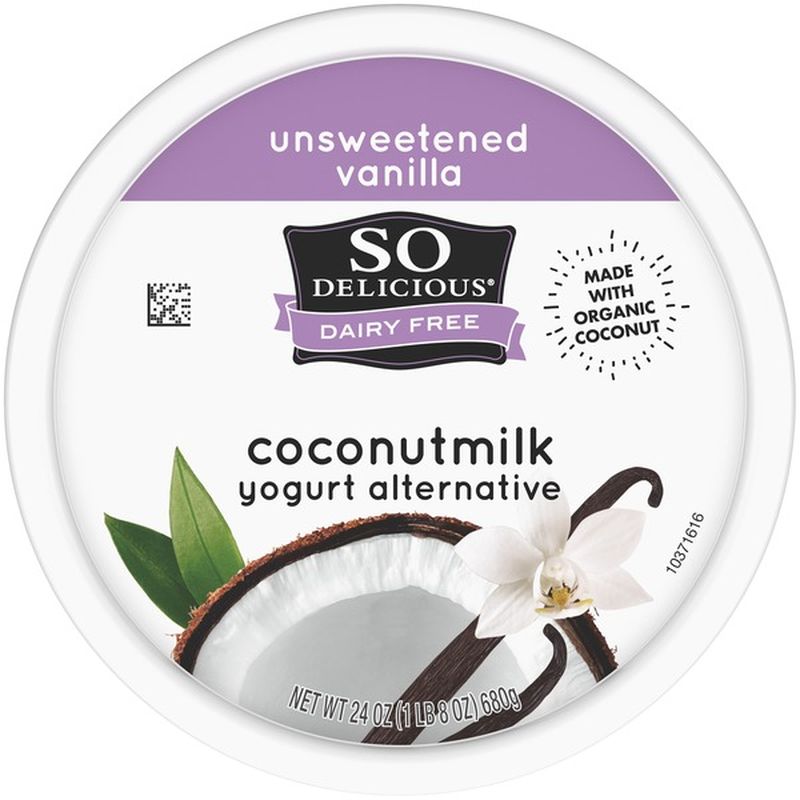 So Delicious Dairy Free Coconutmilk Unsweetened Vanilla Yogurt