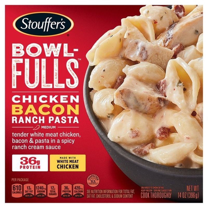 Stouffer's BowlFulls Chicken Bacon Ranch Frozen Meal (14 oz) Instacart