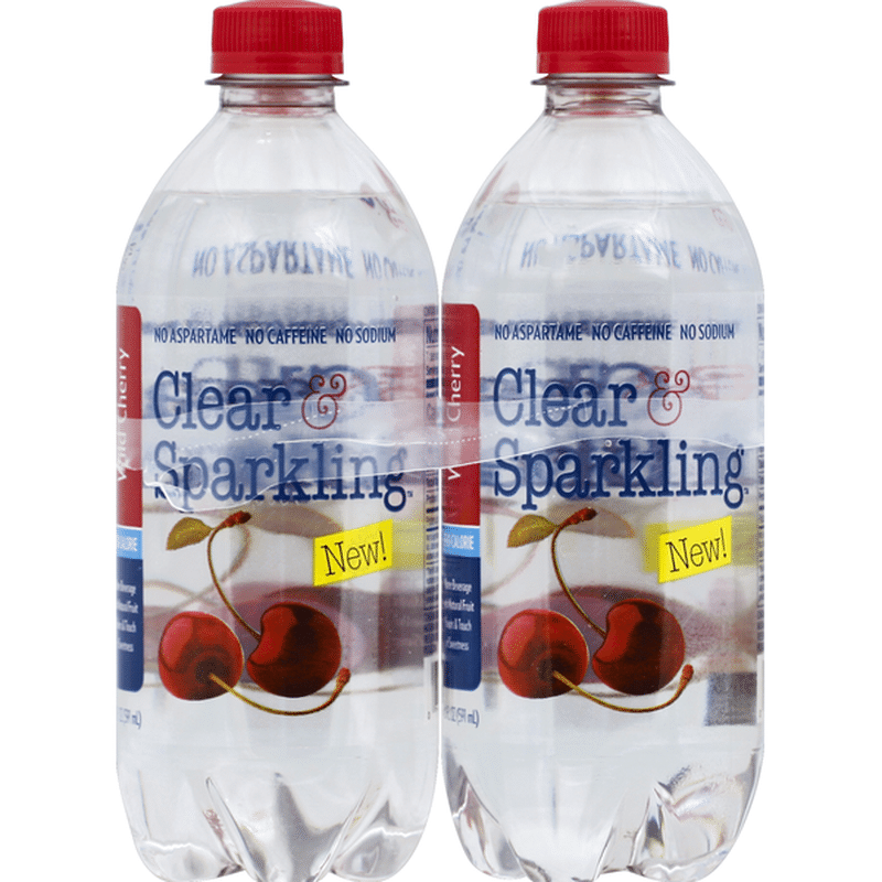 Clear Sparkling Water Beverages, Wild Cherry (4 each) Instacart